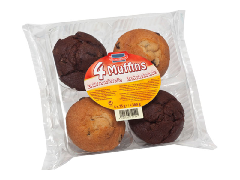 Muffin 4-1 stracciatela and chocolate