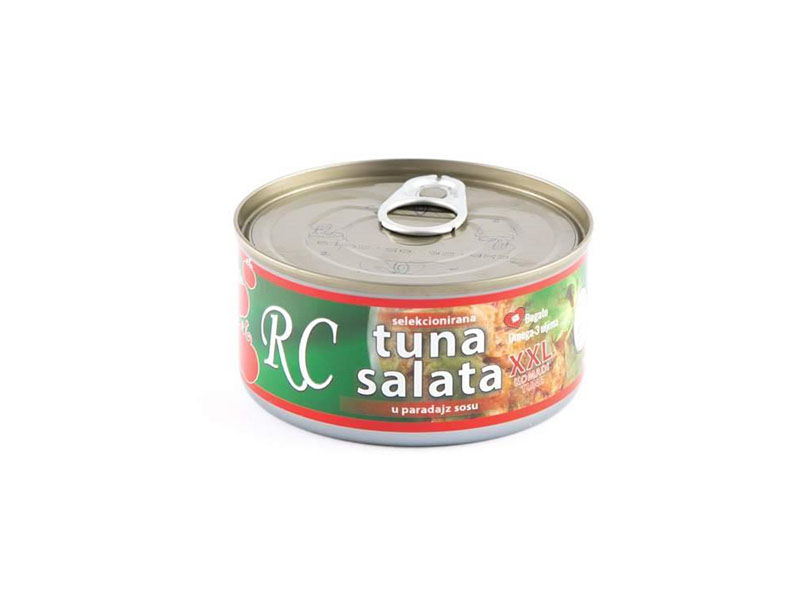 Tuna salad in tomato sauce