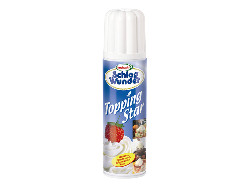 Whipped cream topping star 250ml